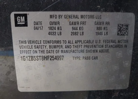 1G1ZB5ST8HF254997
